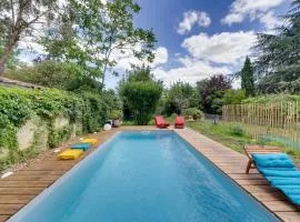 Bordeaux centre, Appartement privatif et 5 chambres privées, piscine, parking