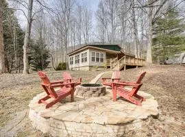7 Mi to Lake Chatuge Creekside Cabin with Decks!