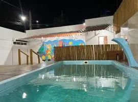 Casa maravilhosa 10 pessoas pé na areia