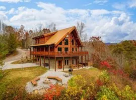 Ridge View Lodge - Nature and Mountain View - Hot tub - Firepit - Yard - Games