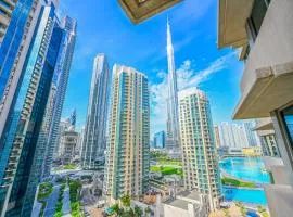 NEW 2BR Stunning Burj & Fountain View Luxe Downtown