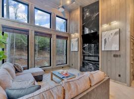 Honeybear Hideaways - Luxury Modern Glass Cabin with Indoor Pool, Fire Place and Hot Tub, hotel in Sevierville