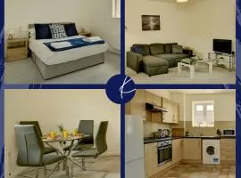 KSuites - Stunning 2 bed House Free parking