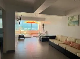 Ocean view, terrace and pool