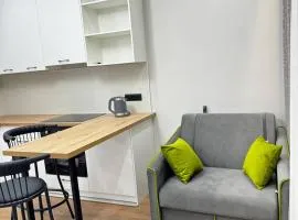 in the very center of the city modern comfortable apartment near Arbat Mega park