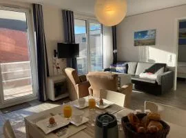 Apartment 15 "Sturmmöwe", Blickrichtung Strand Offenes Meer