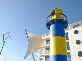 Apartment 32, Apartmenthaus Hafenspitze, Blickrichtung Binnenhafen Nordoffenes Meer