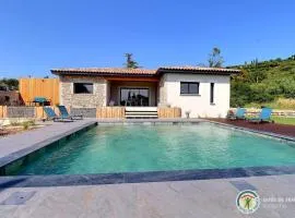 Villa la crozette 4 étoiles, climatisée avec grande piscine
