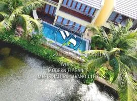 Modern OASIS Wabi Sabi Villa 4BR with Priv POOL