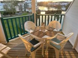 Fleurs du lac studio 2 adultes et 2 enfants avec terrasse vue sur le lac et accès parc aquatique gratuit