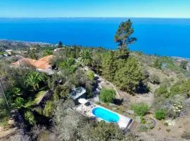 Villa Finca Tijarafe mit beheiztem, abdeckbarem Pool
