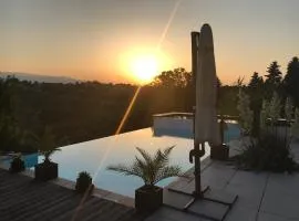Appartement Architektenhaus - Pool - Fernsicht