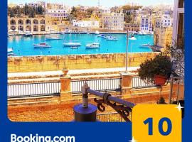 Historic Vittoriosa Maisonette with Sea View, apartment in Vittoriosa