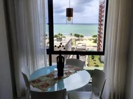 Flat charmoso vista mar