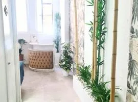 Confortable habitación, con baño y cocina privados