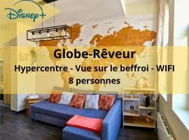 Globe-Rêveur, vue Beffroi & WiFi, Hypercentre