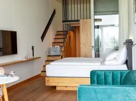 Design-Chalet with Garden, Pool, Spa & Restaurant、ロッハウのコテージ