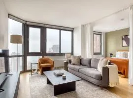 Tribeca Studio w City views Gym Pool NYC-110