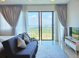 Minimalist Trefoil studio Setia Alam linked bridge to SCCC and SCM for 2-4 pax