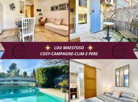 Lou Maestoso - Cosy, Campagne, CLIM, 2 personnes, ξενοδοχείο σε Lancon-Provence