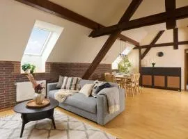 MARX - Charmantes Apartment für 6 Gäste in Trier - Stadtzentrum - Küche - Waschmaschine