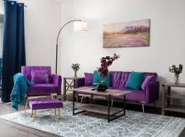 Purple Rain Spacious 2BR 2BA 2 King Beds Gym WFH