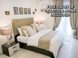 Central Rooms - Near Valletta & Sliema - Best Bus Lines, hotel v destinaci Hamrun