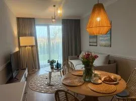 Rezydencja Niechorze Apartament 115 z ogródkiem przy plaży
