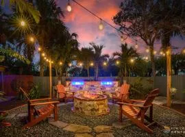 Dog Friendly Home with Private Fenced Zen Yard & Fire Pit! STEPS to the Beach!