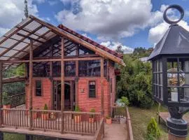 Cabaña de lujo con silla montura, Caballo Dorado