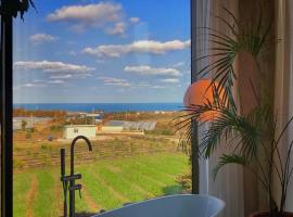 A private space in the western village of Jeju, where you can see the ocean of Aewol and Hallasan, pet-friendly, hotel a Jeju