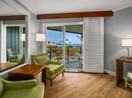 Pool Oceanview Room, 4 star Beachfront Resort, King Bed, Lanai, AC, Pool, Restaurant, Gym, Spa