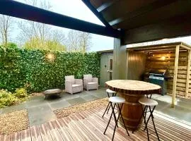 New cozy chalet and private garden with sauna and outdoor bath near Amsterdam