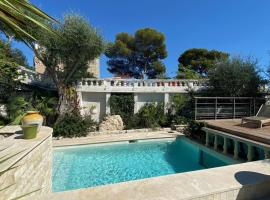 Villa avec piscine, Nice Centre, hotell i Nice