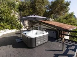 Stunning Seaview White Villa in Beuasoleil with Pool and Garden