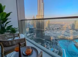 Full Burj and Fountain view Downtown by Bella Elite Homes、ドバイの別荘