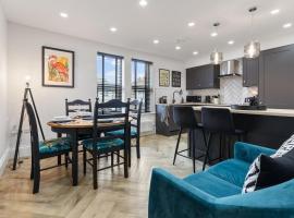 3a Roman View, beautifully appointed apartment in Roundhay, sleeps up to 6, bedrooms with en suite bathrooms, EV charging