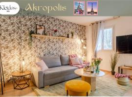 Akropolis by Kleidos - Disney 15 mn - Beau duplex familiale pour 6 - 2 chambres- Parking Gratuit, hotell i Guermantes