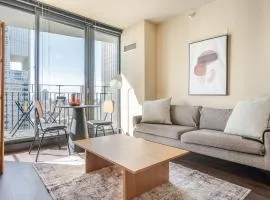 Blueground Lakeshore East pool wd nr park CHI-1201