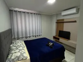 Flat de alto padrão ar condicionado piscina e academia