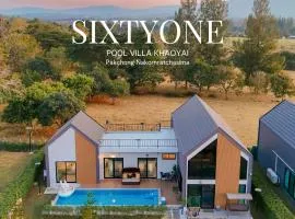Sixty-one Pool Villa Khaoyai รองรับสูงสุด 14 ท่าน, up to 14 people
