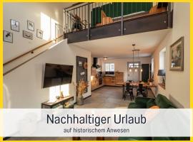 RamosHansenHof Fewo Hofglück 4Pers mit Hund, hotel v destinaci Steinberg