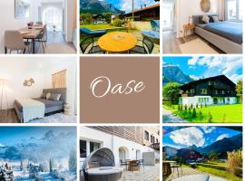 Cute & cozy oasis, private afternoon sun terrace, hotel in Kandersteg