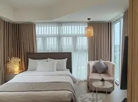 S&R Staycation Davao - Spacious 1Bedroom & Fully Equipped Unit Beside Abreeza Mall