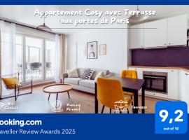 Appartement Cosy avec terrasse aux portes de Paris