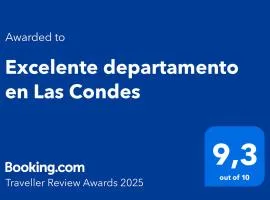 Excelente departamento en Las Condes