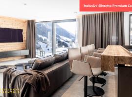 Hollywood Dream Penthouse & Apartments mit privater Sauna nahe Ischgl, apartmán v destinaci Kappl
