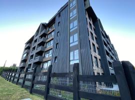 Dpto costero vista al lago, piscina y jacuzzi, h&oacute;tel me&eth; sundlaugar &iacute; Puerto Varas