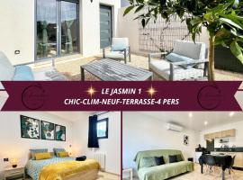 Le Jasmin 1 - Chic, Clim, Terrasse, Neuf, 4 personnes, hotel v destinaci Fos-sur-Mer