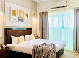 BluO 1BHK Suite Medicity - Bathtub, Kitchen Lift #staycation